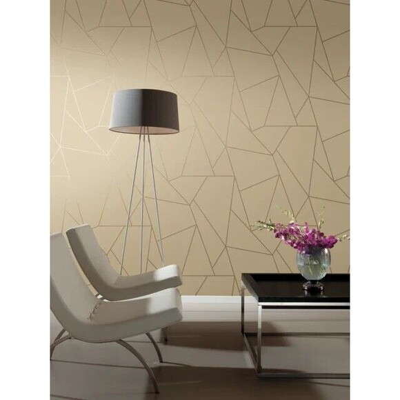 Antonina Vella Wallpaper Modern Metals Second Edition Nazca 2‎ Rolls 56.9 SQ FT - Picture 7 of 7